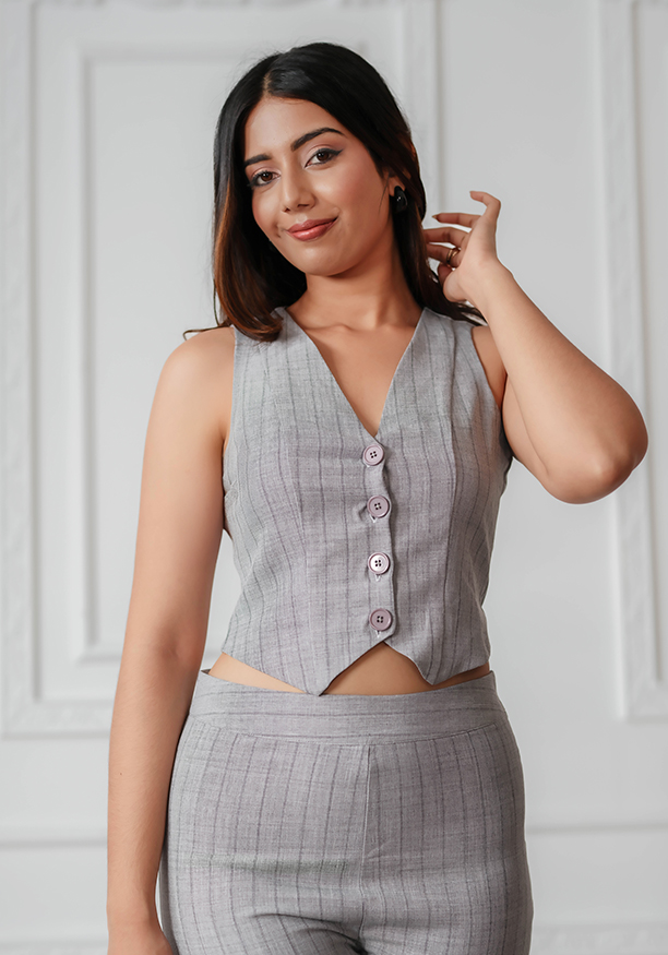 LILY ASH WAIST COAT